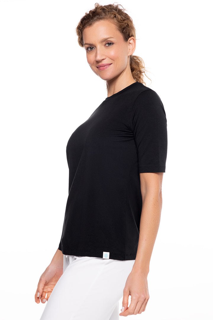 Women's Morada Everyday Short Sleeve T-Shirt | Black