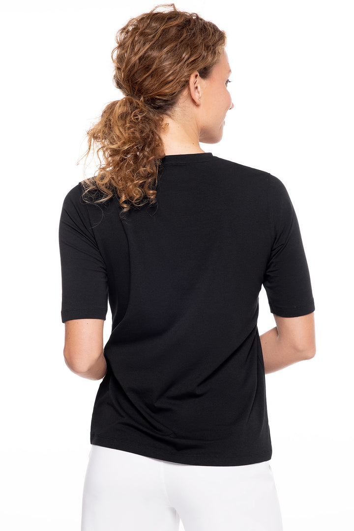 Women's Morada Everyday Short Sleeve T-Shirt | Black