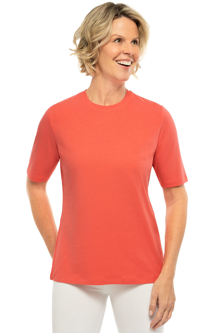 Women's Morada Everyday Short Sleeve T-Shirt | Vivid Coral