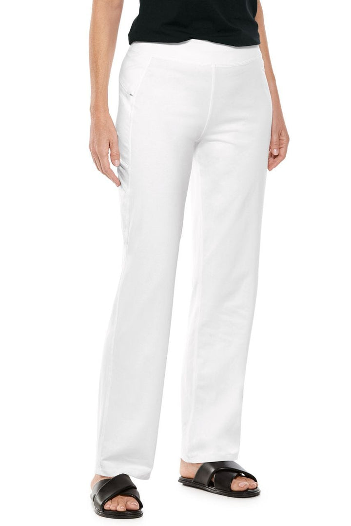 Women's LumaLeo Beach Pants | White