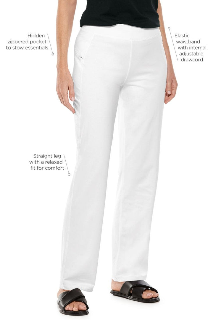 Women's LumaLeo Beach Pants | White