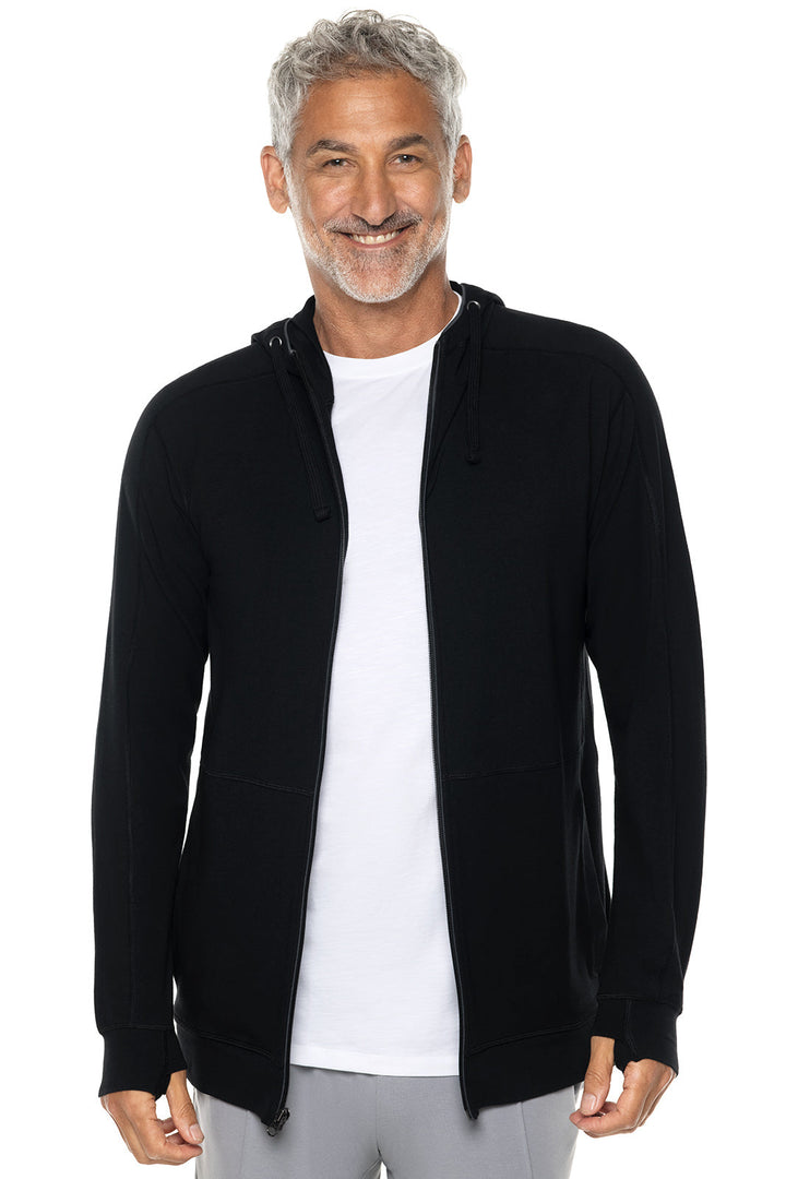 Men's LumaLeo Zip-Up Hoodie | Black