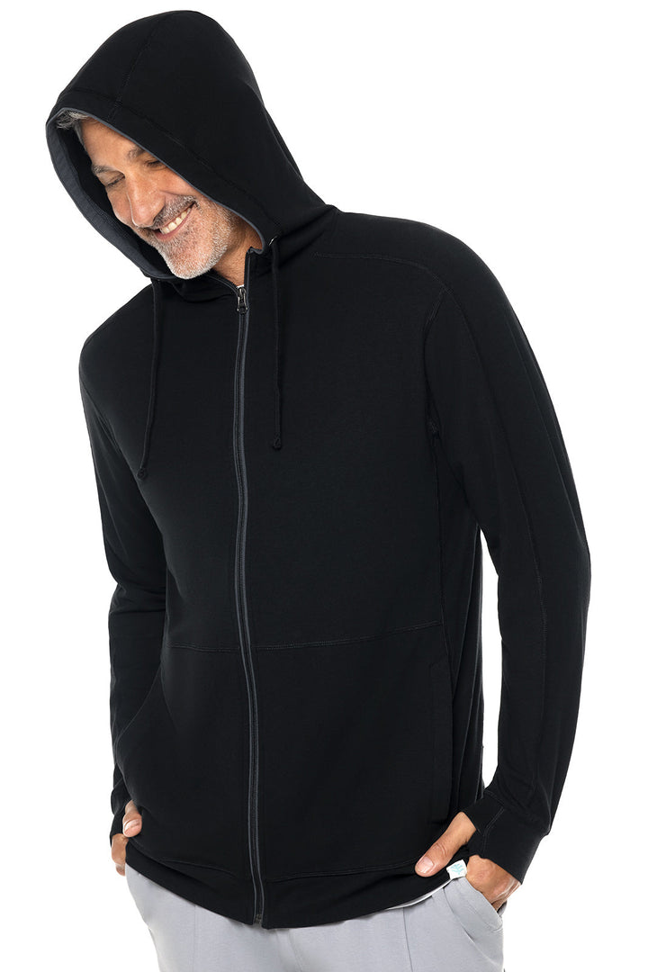 Men's LumaLeo Zip-Up Hoodie | Black