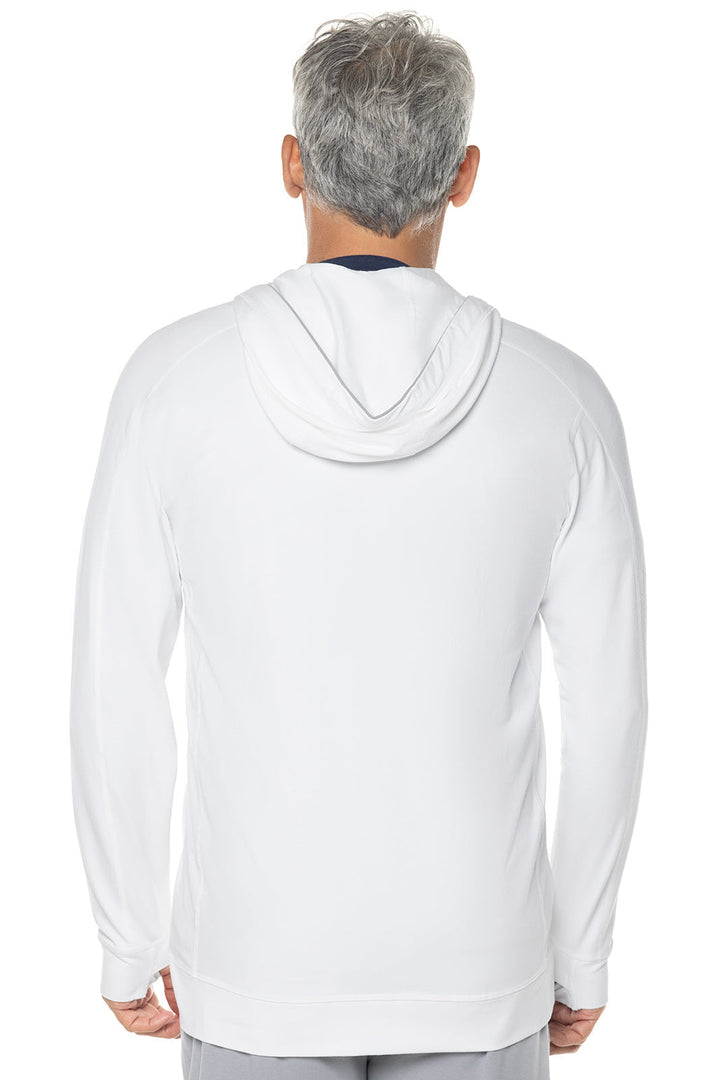 Men's LumaLeo Zip-Up Hoodie | White