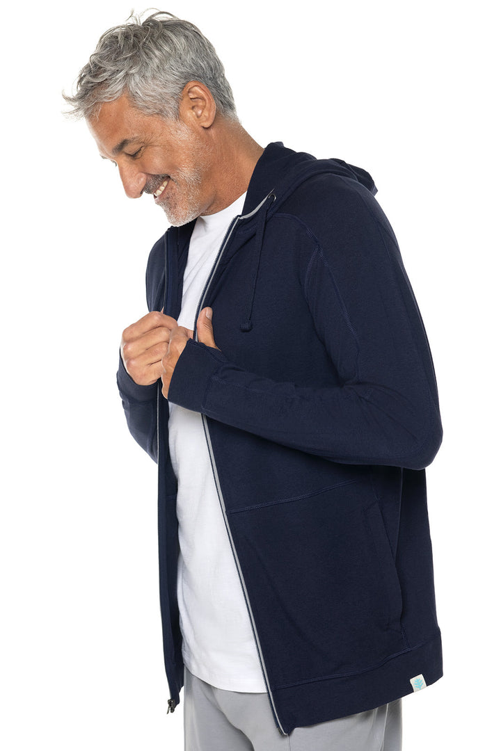 Men's LumaLeo Zip-Up Hoodie | Navy