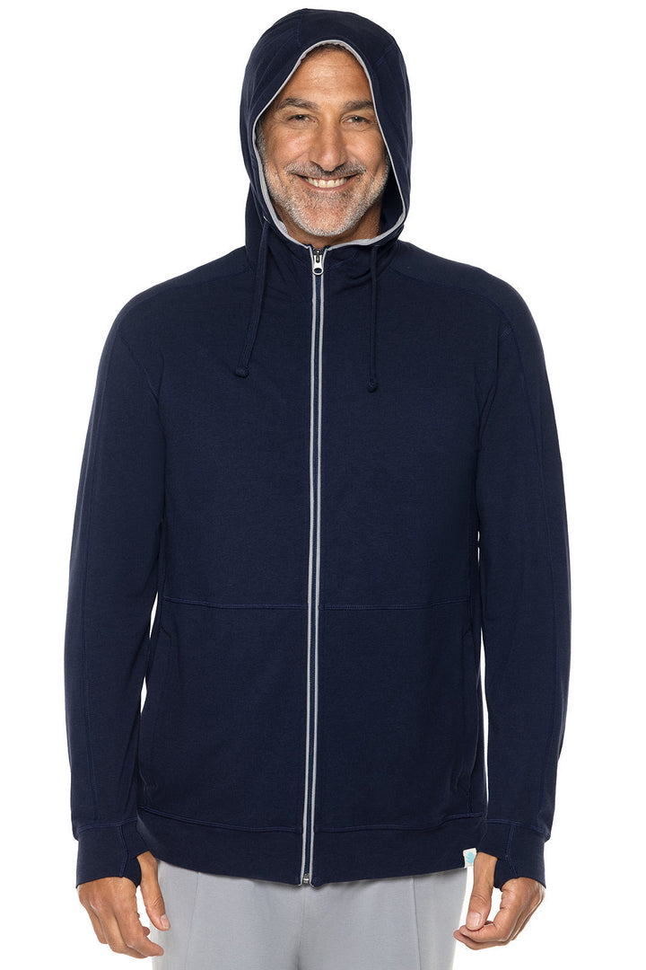 Men's LumaLeo Zip-Up Hoodie | Navy