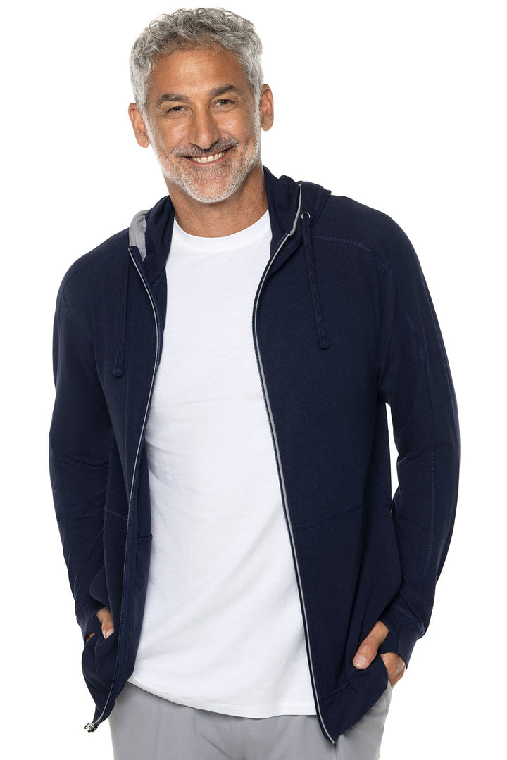 Men's LumaLeo Zip-Up Hoodie | Navy