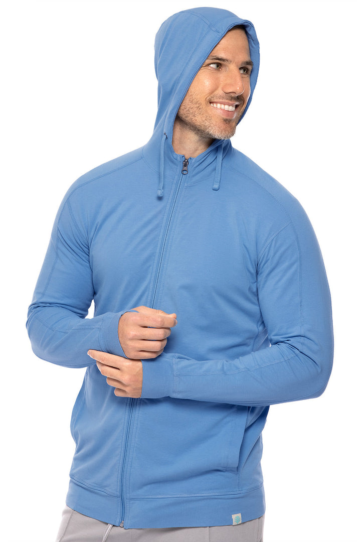 Men's LumaLeo Zip-Up Hoodie | Clear Sky Blue