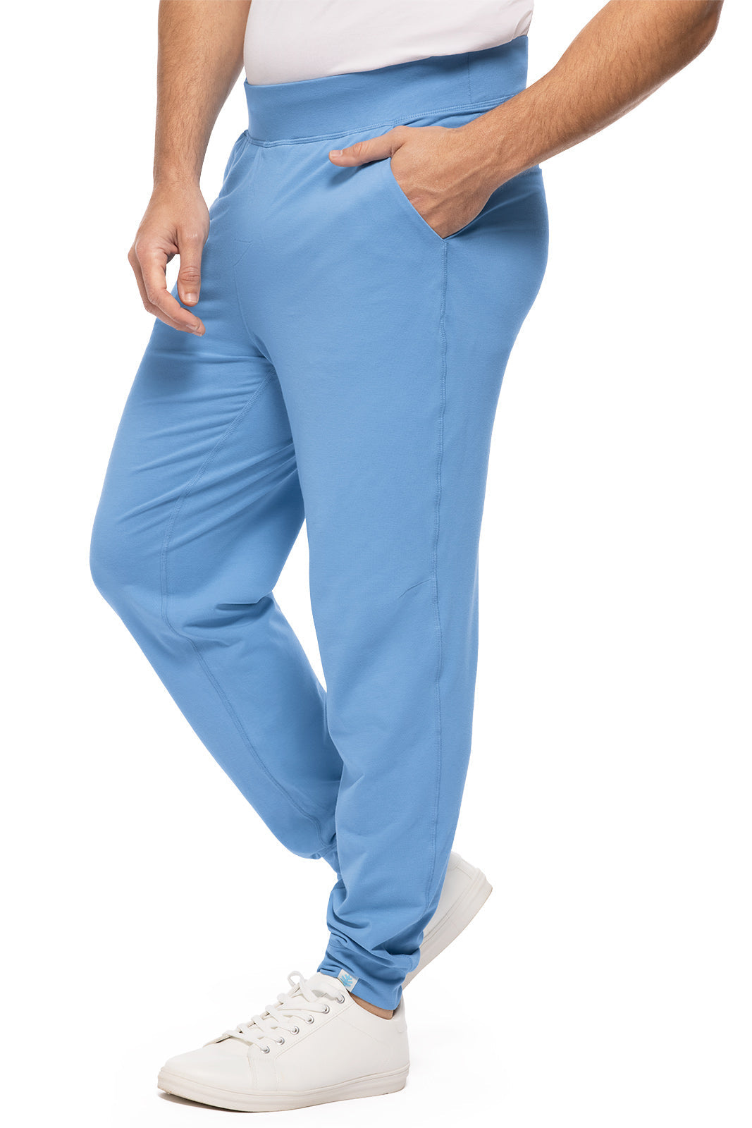 Light blue jogger pants online