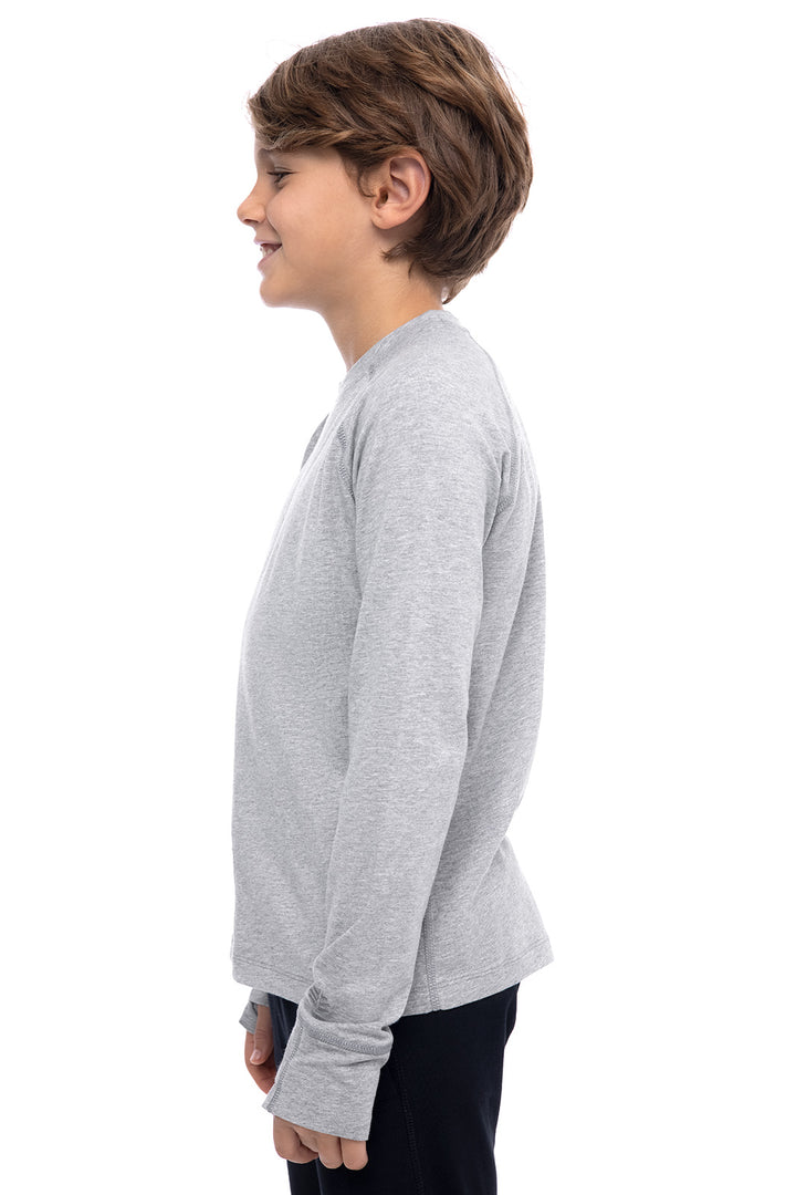 Kid's LumaLeo Long Sleeve T-Shirt | Grey Heather