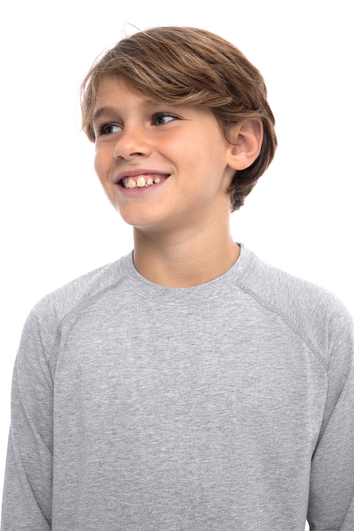 Kid's LumaLeo Long Sleeve T-Shirt | Grey Heather