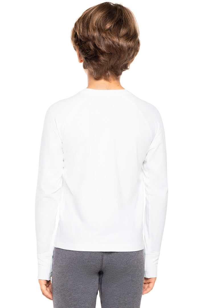 Kid's LumaLeo Long Sleeve T-Shirt | White