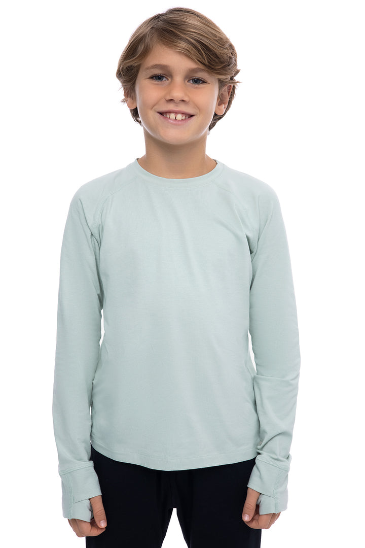 Kid's LumaLeo Long Sleeve T-Shirt | Misty Aqua