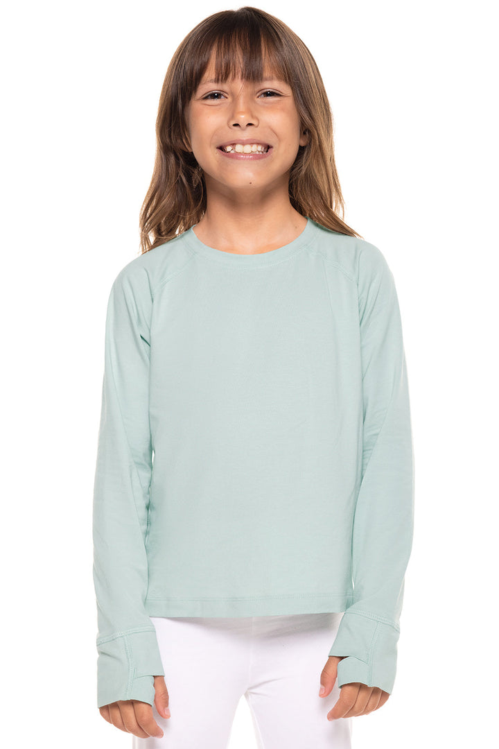 Kid's LumaLeo Long Sleeve T-Shirt | Misty Aqua