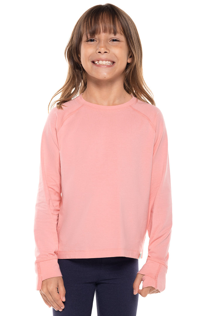 Kid's LumaLeo Long Sleeve T-Shirt | Peachy Pink