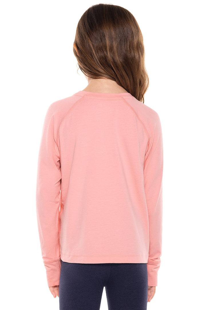 Kid's LumaLeo Long Sleeve T-Shirt | Peachy Pink