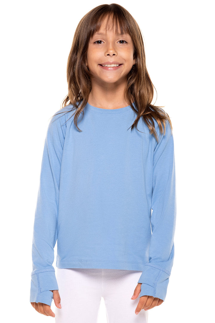 Kid's LumaLeo Long Sleeve T-Shirt | Clear Sky Blue