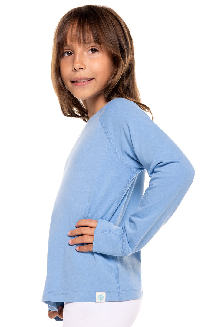 Kid's LumaLeo Long Sleeve T-Shirt | Clear Sky Blue