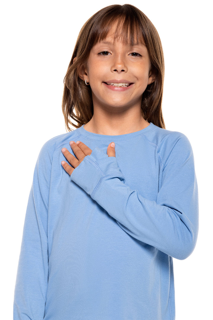 Kid's LumaLeo Long Sleeve T-Shirt | Clear Sky Blue