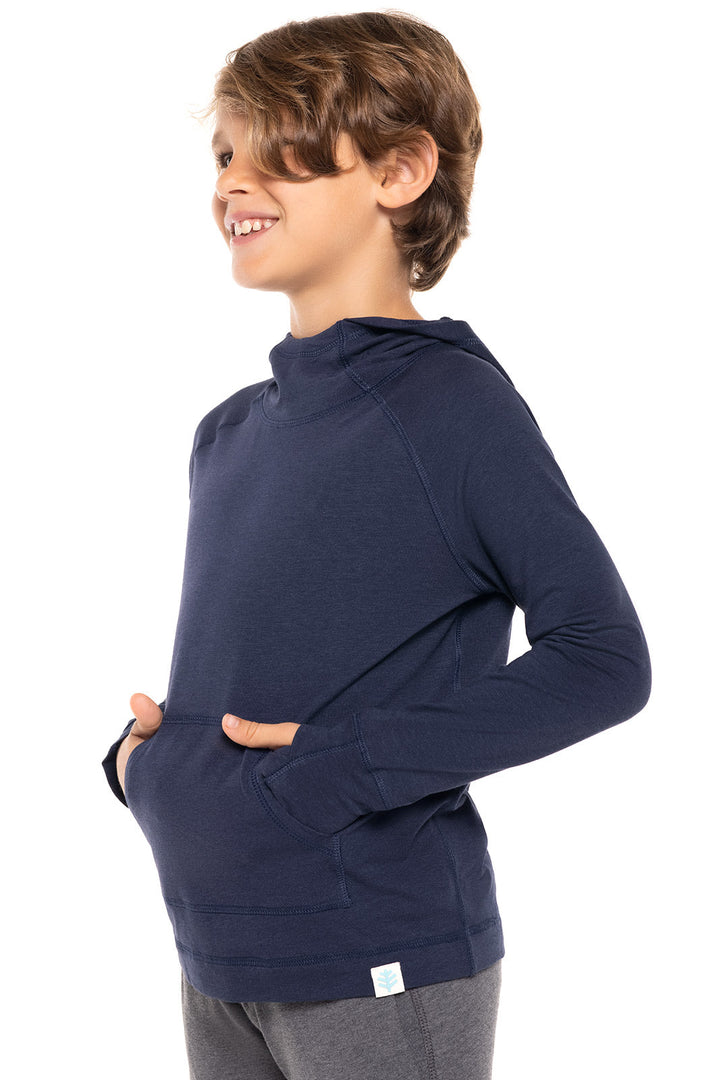 Kid's LumaLeo Hoodie | Navy