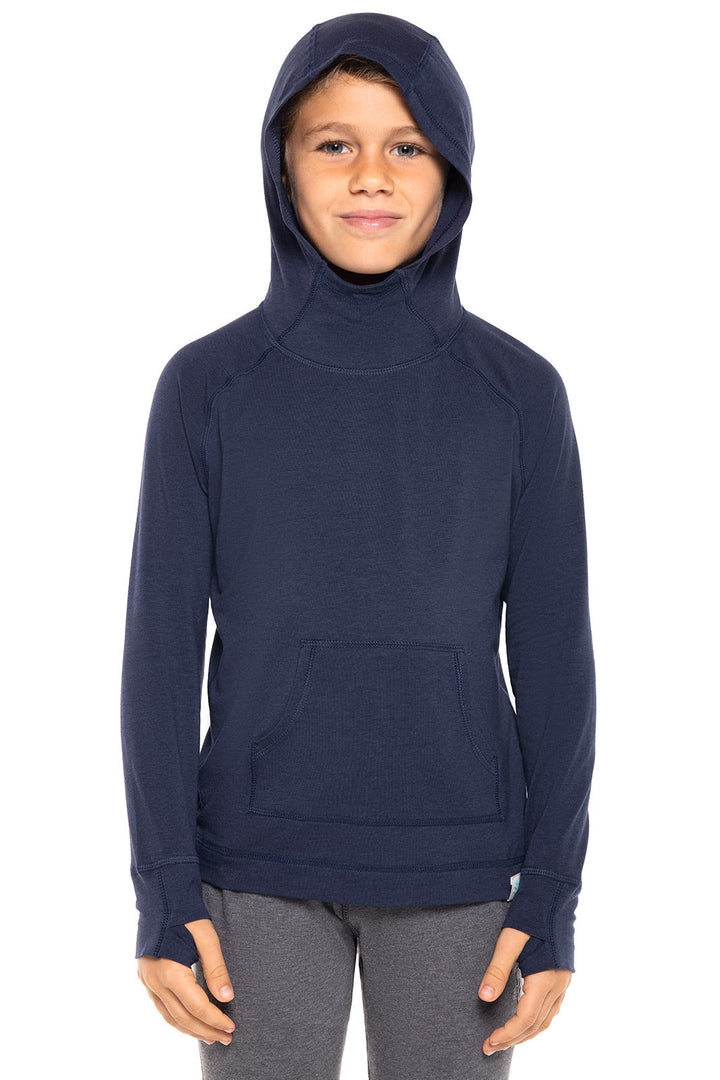 Kid's LumaLeo Hoodie | Navy