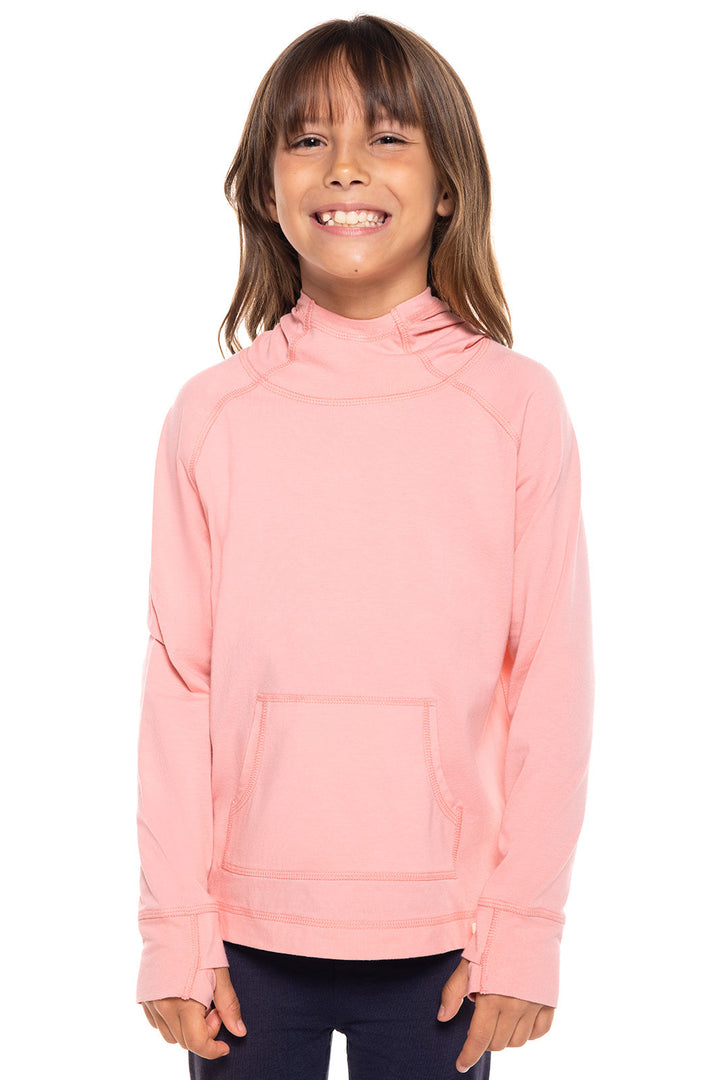 Kid's LumaLeo Hoodie | Peachy Pink