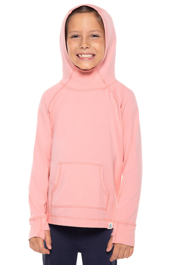 Kid's LumaLeo Hoodie | Peachy Pink