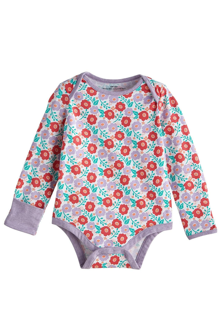 Baby LumaLeo Bodysuit | White Blushing Blooms