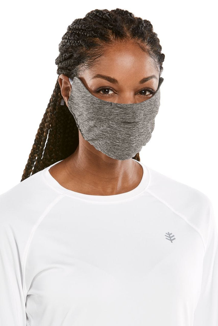 Unisex Zenith UV Half Mask | Charcoal Heather