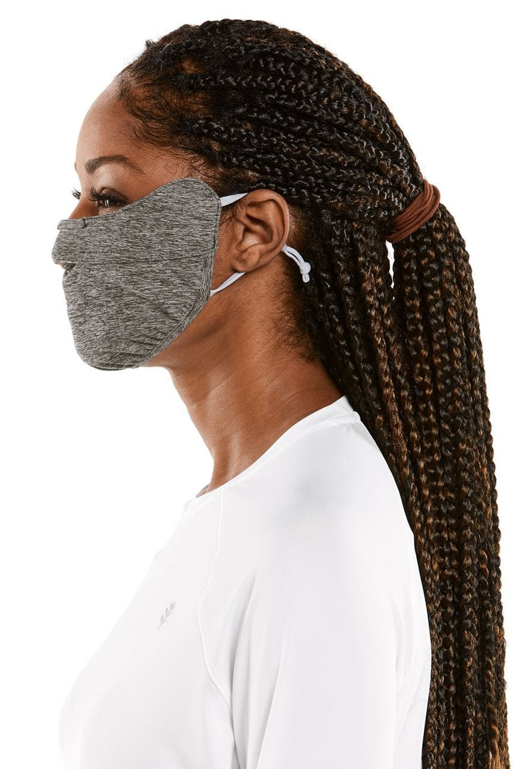 Unisex Zenith UV Half Mask | Charcoal Heather