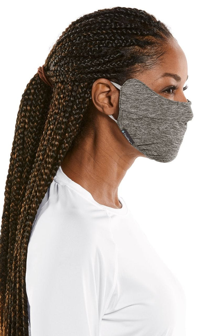 Unisex Zenith UV Half Mask | Charcoal Heather