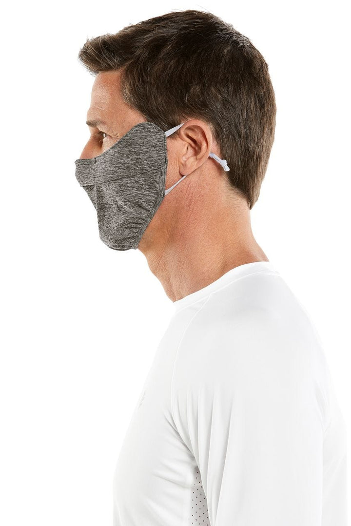 Unisex Zenith UV Half Mask | Charcoal Heather