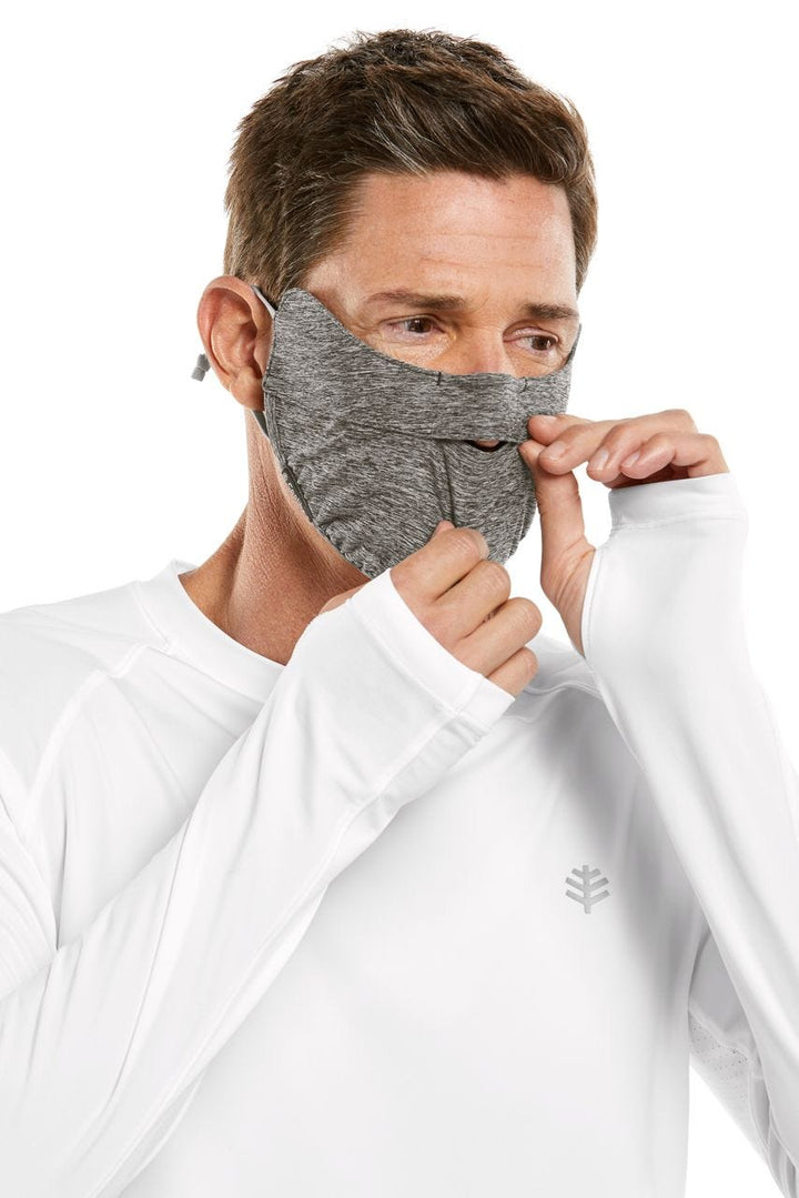 Unisex Zenith UV Half Mask | Charcoal Heather