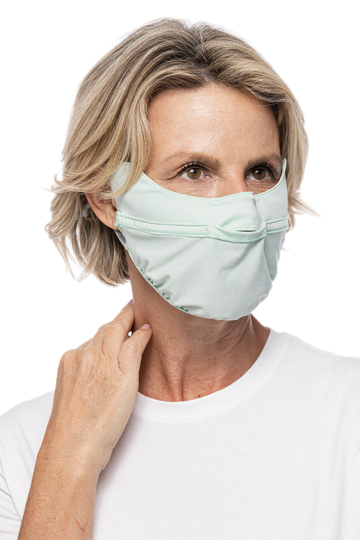 Unisex Zenith UV Half Mask | Misty Aqua