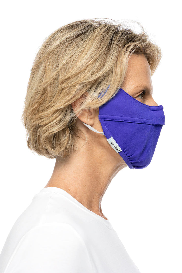 Unisex Zenith UV Half Mask | Baja Blue