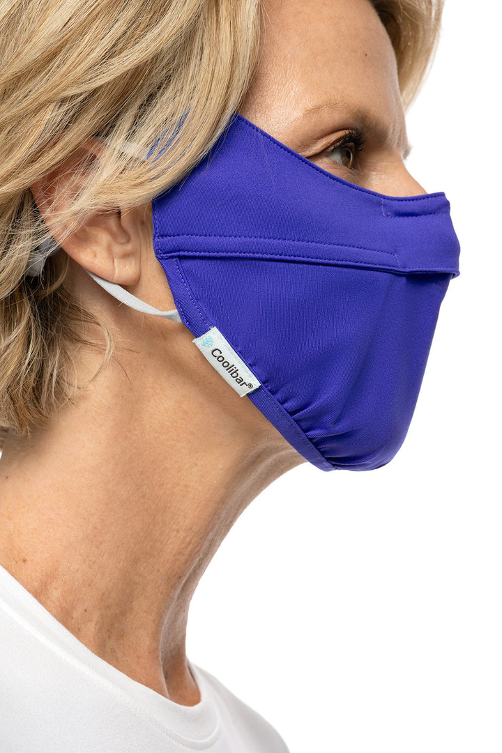 Unisex Zenith UV Half Mask | Baja Blue