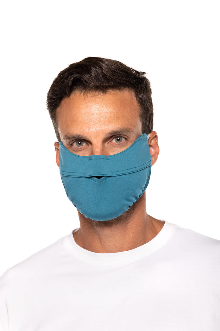 Unisex Zenith UV Half Mask | Tahitian Teal