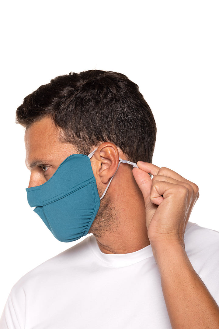 Unisex Zenith UV Half Mask | Tahitian Teal