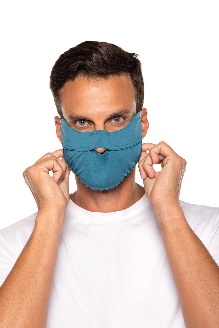 Unisex Zenith UV Half Mask | Tahitian Teal