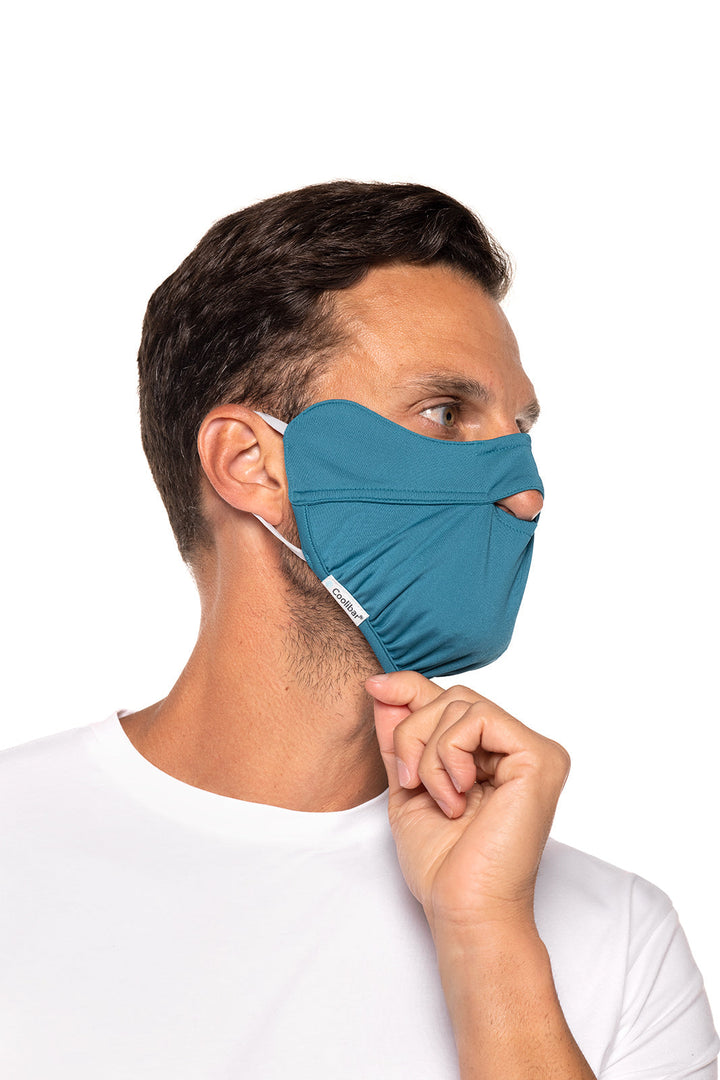 Unisex Zenith UV Half Mask | Tahitian Teal