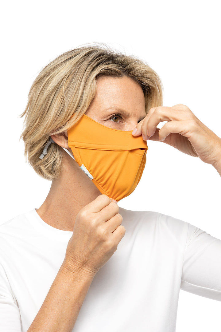 Unisex Zenith UV Half Mask | Apricot Crush