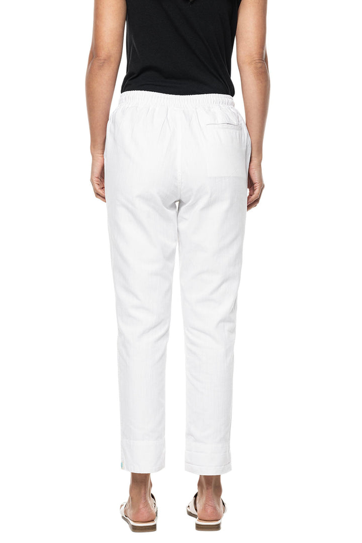 Women's Enclave Weekend Pants | White Chambray