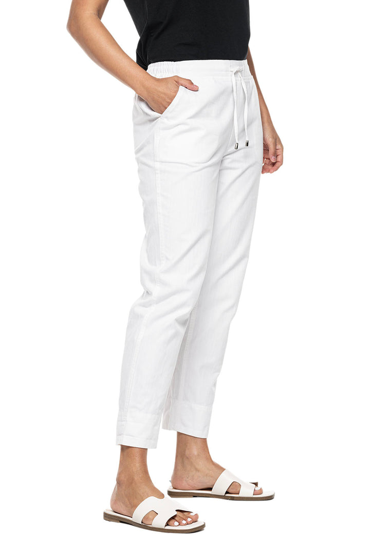 Women's Enclave Weekend Pants | White Chambray