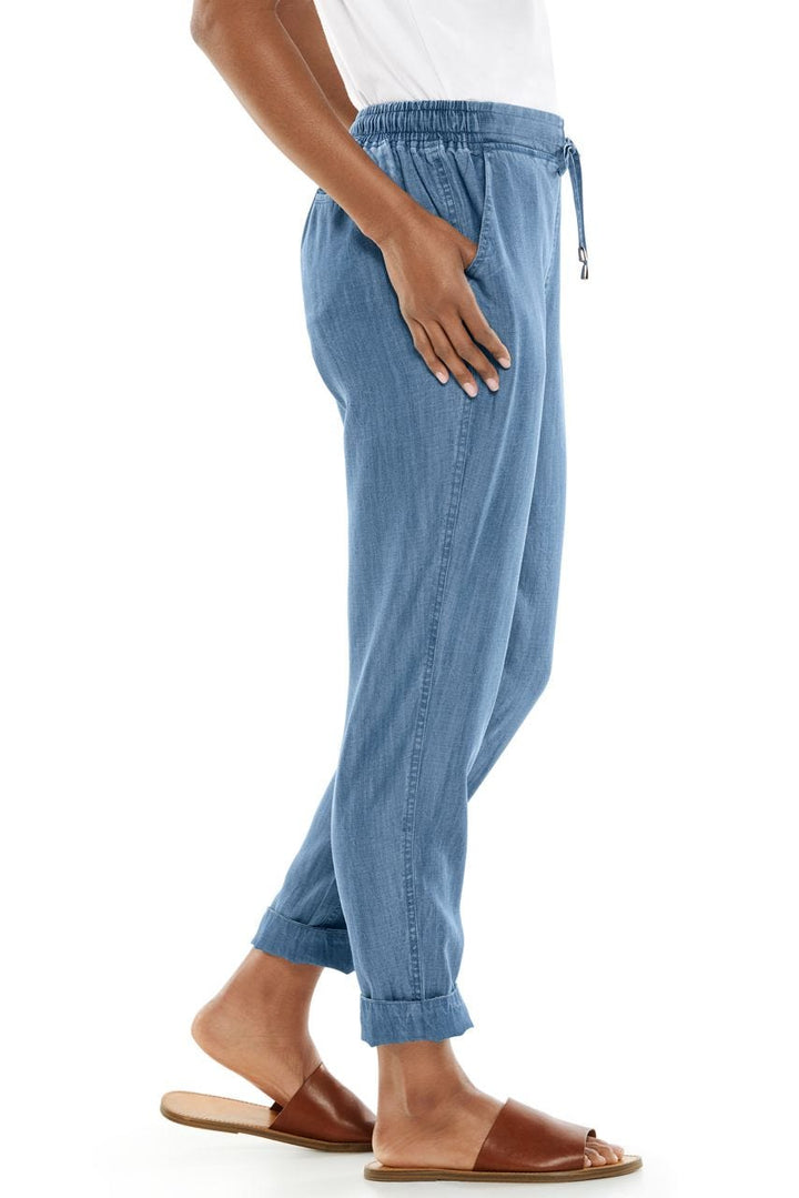 Women's Enclave Weekend Pants | Light Indigo Chambray