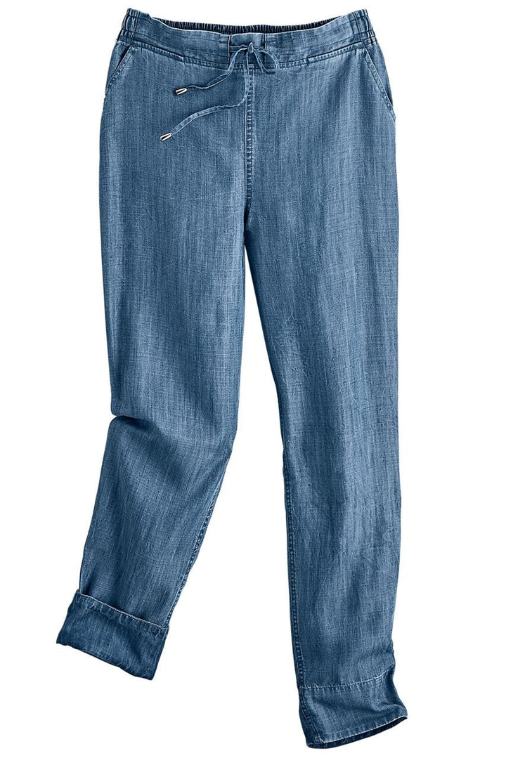 Women's Enclave Weekend Pants | Light Indigo Chambray