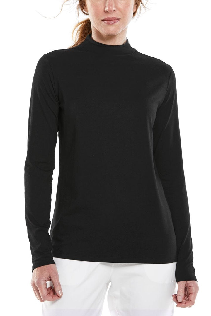 Women's Islandia Long Sleeve Turtleneck | Black