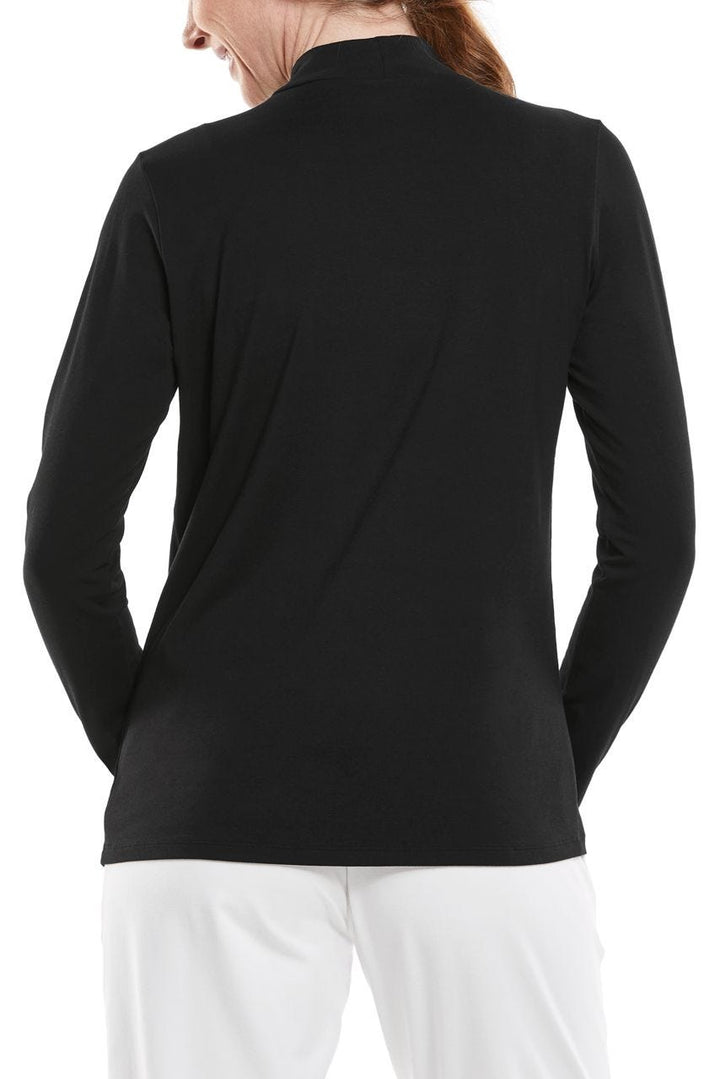 Women's Islandia Long Sleeve Turtleneck | Black