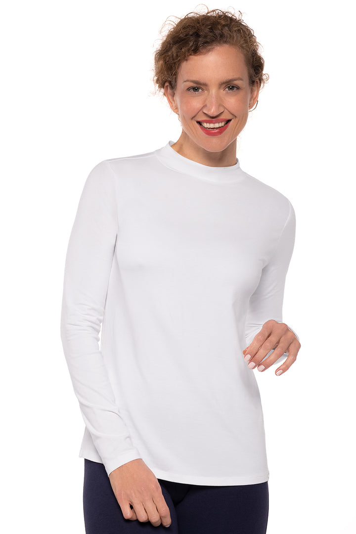 Women's Islandia Long Sleeve Turtleneck | White