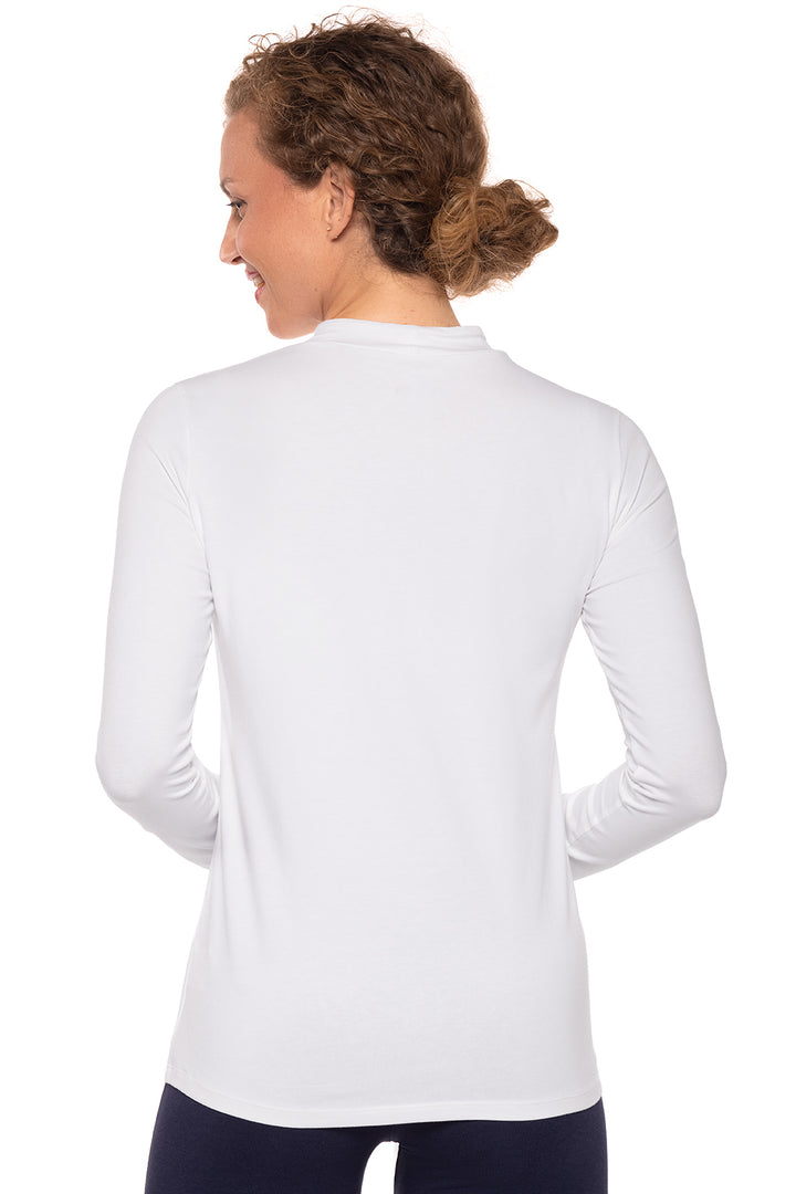 Women's Islandia Long Sleeve Turtleneck | White