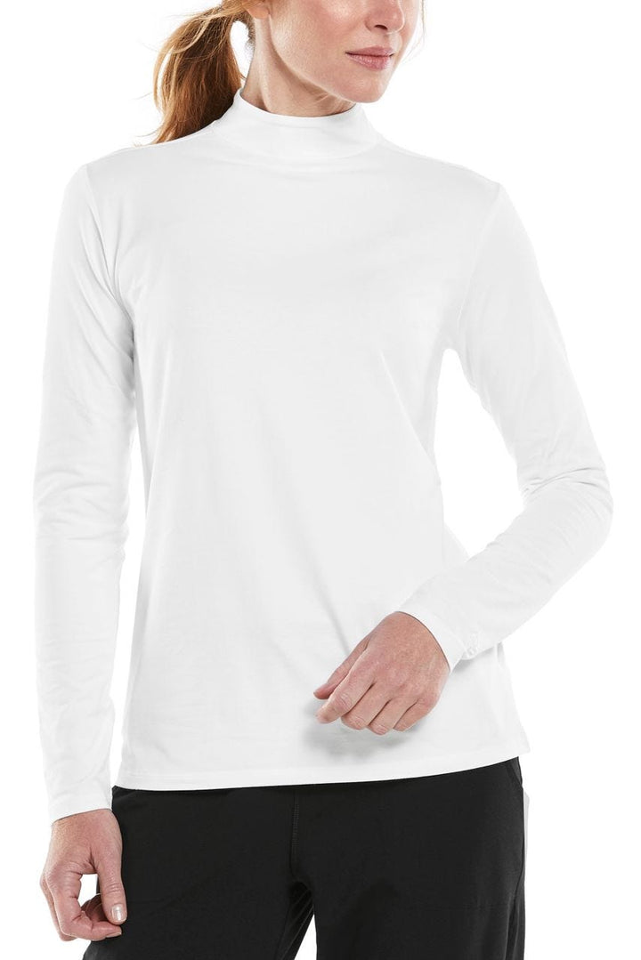 Women's Islandia Long Sleeve Turtleneck | White